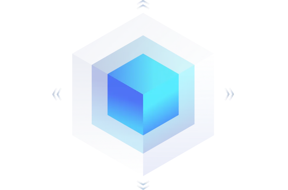 Illustration showing that Qarta by Quarticle can scale horizontally if the data load increases or scales down if the data load decreases