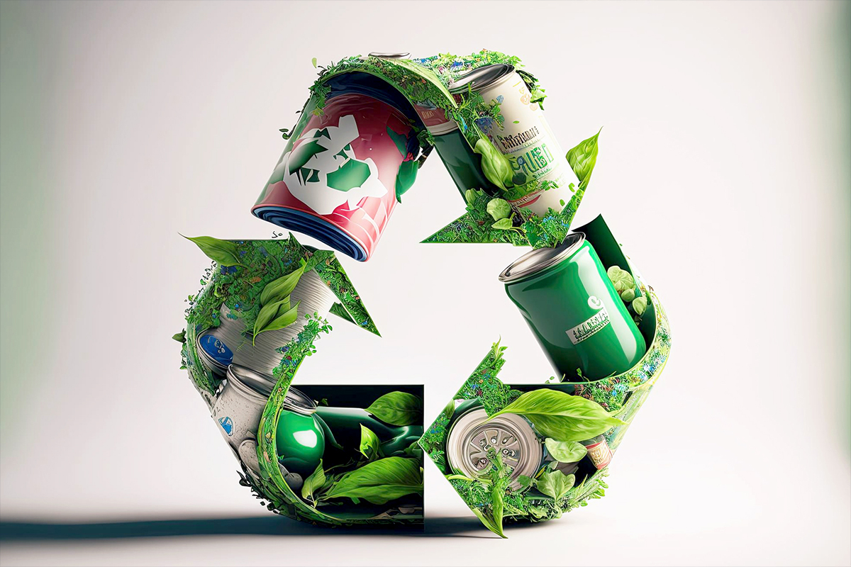 Global recycling day image